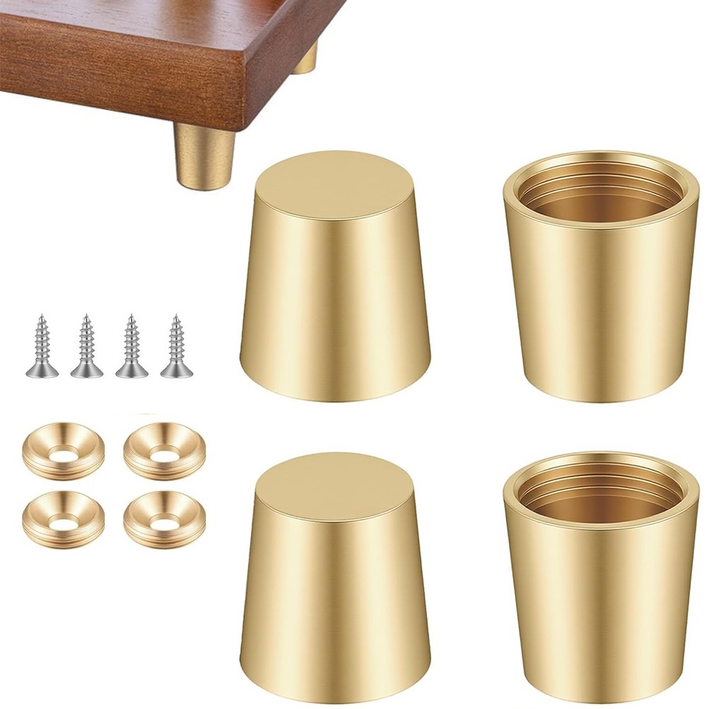 Display Risers Set - 4 шт. латунные ножки-стабилизаторы для разделочных