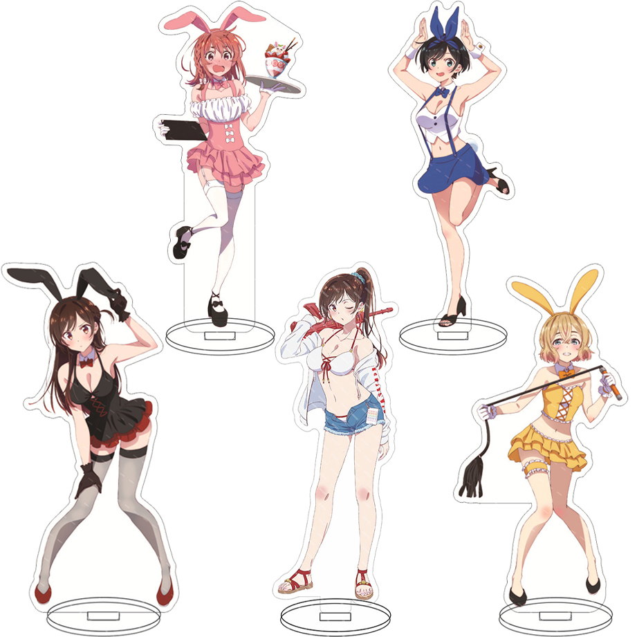 Figma Stand Set - Аниме-фигурка 16 см: Rent-A-Girlfriend ‌ Акриловая
