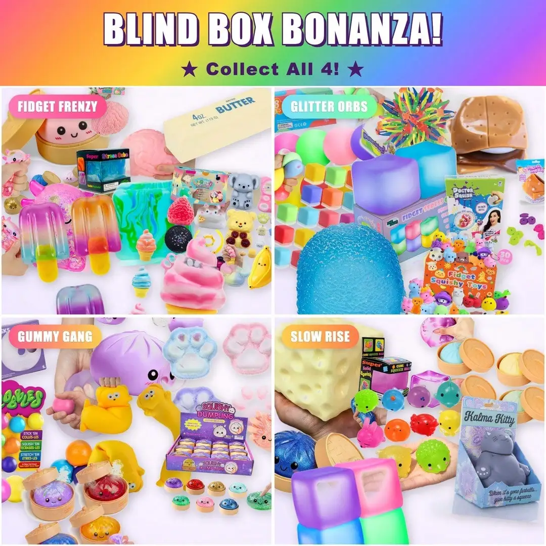 Набор из 100 мягких игрушек-ан – обзор и цена Mystery Box Blind Bag