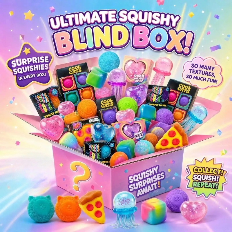 Новые разнообразные игрушки-сю – обзор и цена Mystery Box Blind Bag
