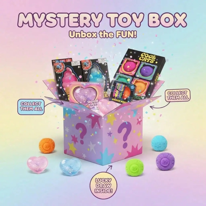 Новые разнообразные игрушки-сю – обзор и цена Mystery Box Blind Bag