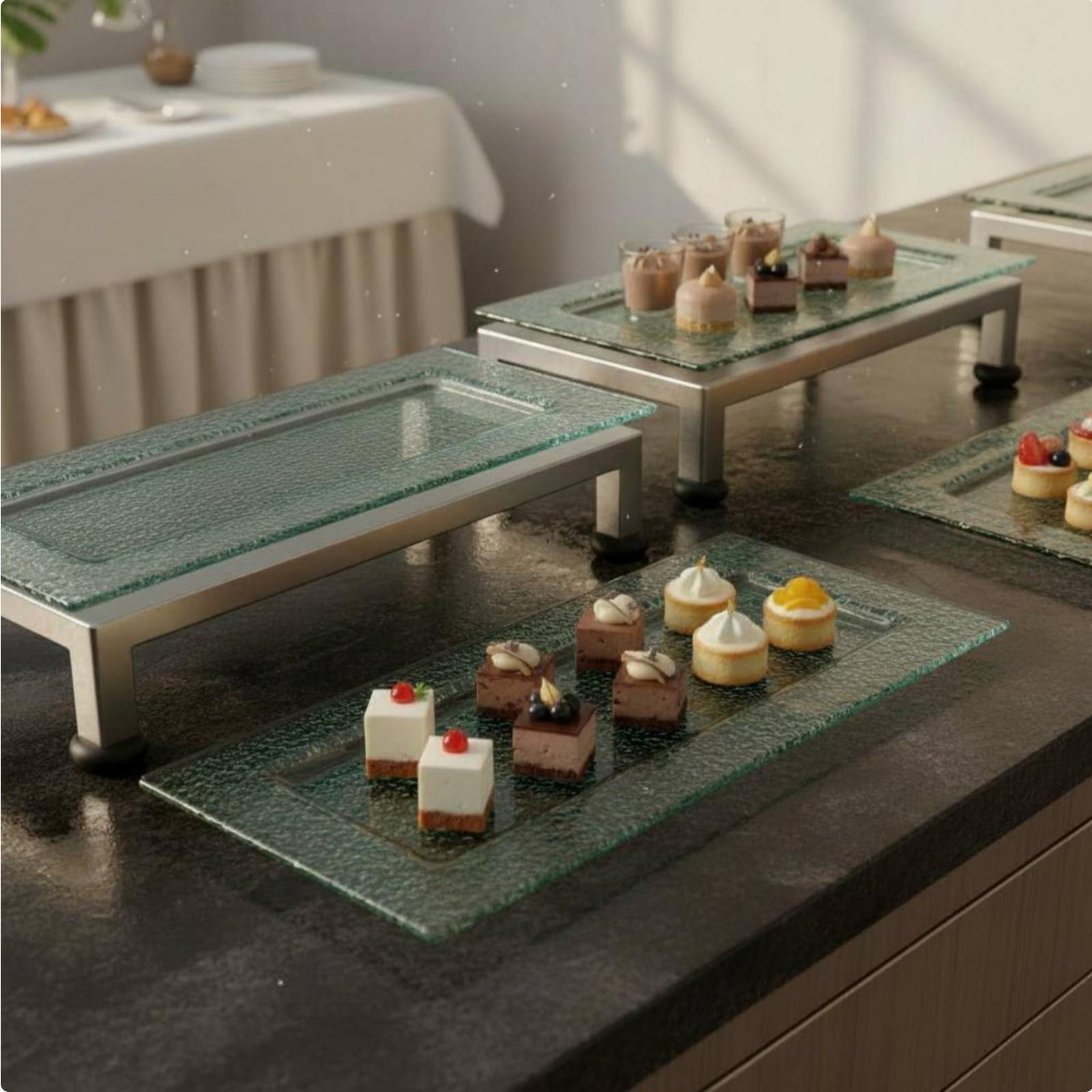 Трехуровневая многофункциональ – обзор и цена Display Risers Set